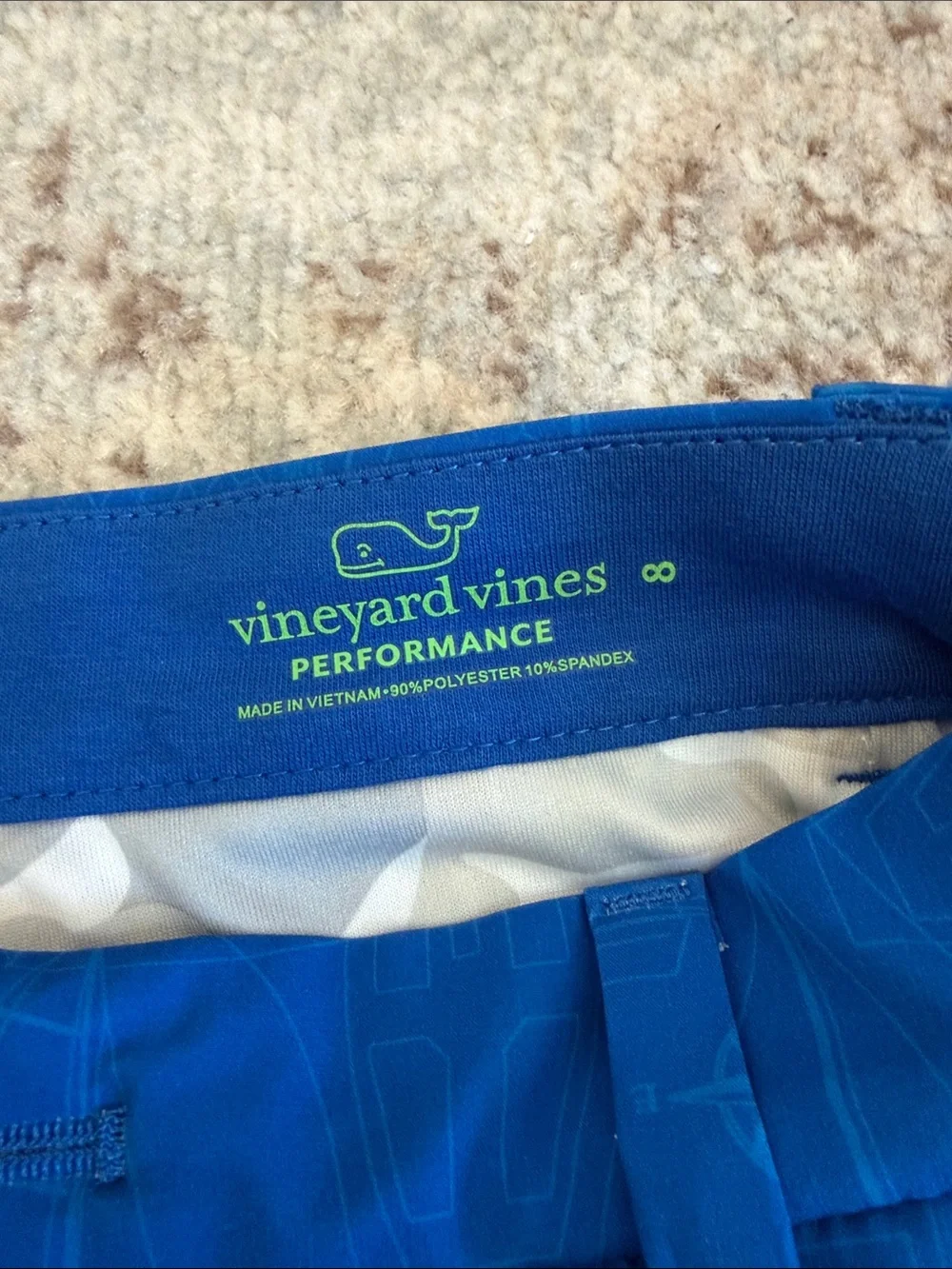 Vineyard Vines Royal Blue Flat Front Shorts NWOT